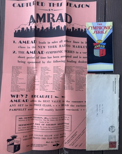 1928 amrad radio - 1928, pieghevole