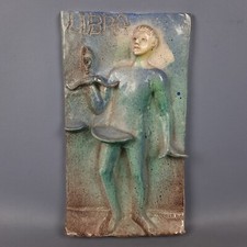 Scultura maiolica mattonella - scultura,