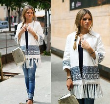 Zara embroidered kimono m - zara, s,m