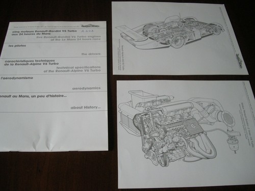 Renault alpine 442 - renault, v6
