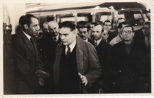 Milano - Inaugurazione Mostra della Carrozzeria 1947 - Giuseppe Di Vittorio - fp