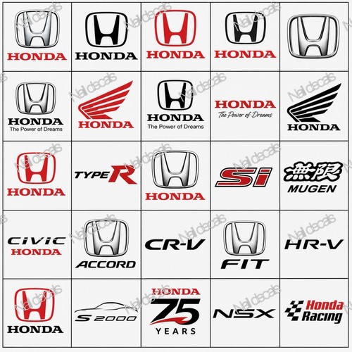 Honda decalcomanie unghie - honda,