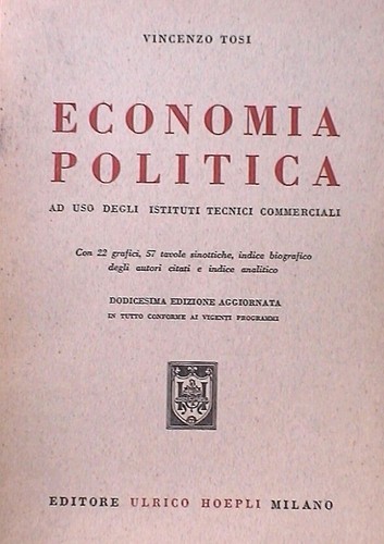 Economia politica vincenzo - politica,