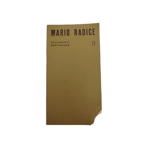 Mario radice catalogo mostra - catalogo,
