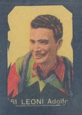 RARA FIGURINA CARTONATA CICLISMO ANNI 40/50 *LEONI* NUOVA E PERFETTA - N.32