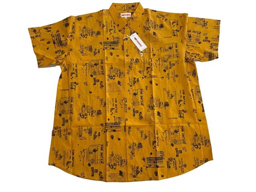 Camicia stampata manica corta