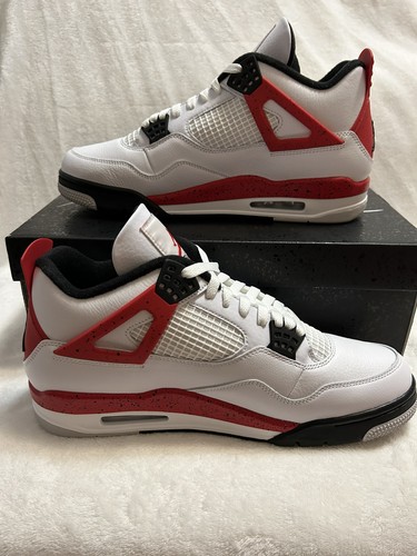 Air jordan retro red - 4, 'red