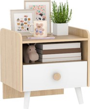 DecHome Comodino con Cassetto