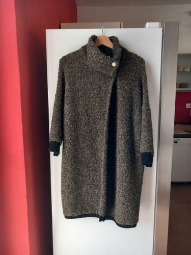 Cappotto lungo lana verde - cappotto,