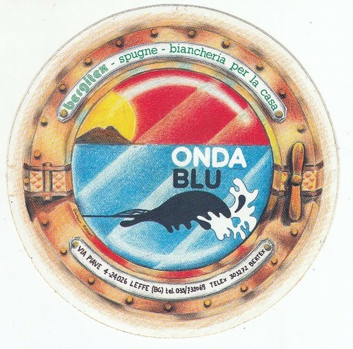 Adesivo onda blu leffe - onda,