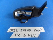 SPECCHIO SPECCHIETTO ESTERNO SX SINISTRO OPEL ZAFIRA 2008 5 PIN ORIGINALE