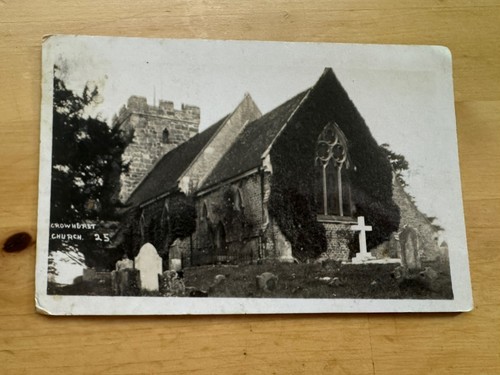Postcard crowhurst church - postcard,