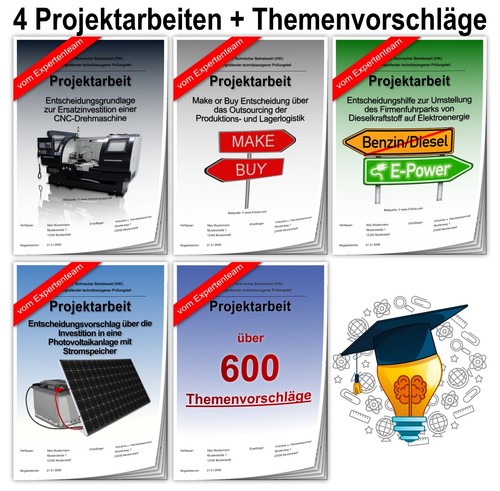 Projektarbeiten - 4x,
