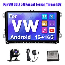 Autoradio 9" Android 10 GPS Navi 16GB per VW GOLF 5 6 Passat Touran Tiguan EOS