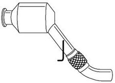 163 cv Catalizzatore per BMW 1