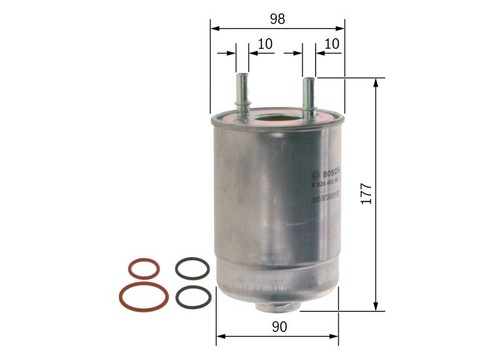 Per bosch 026 402 067 - 402, filtro