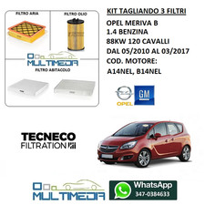 KIT TAGLIANDO 3 FILTRI TECNECO