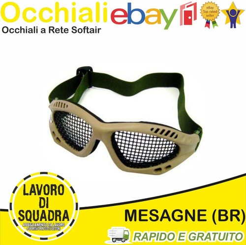 Occhiali softair steel mesh - occhiali,