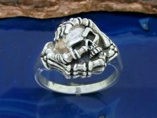 Teschio Anello 925 Argento