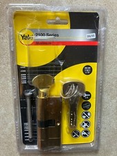 Nuovo - Cilindro europeo Yale Serie 2100 35/35 con pomolo e 5 chiavi