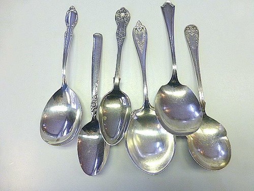 Mcm art deco silverplate - art,
