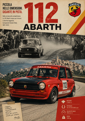Poster autobianchi a112 - a112, abarth