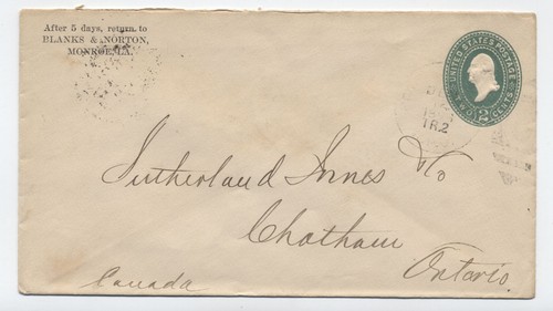 1896 busta timbrata - 2, ct
