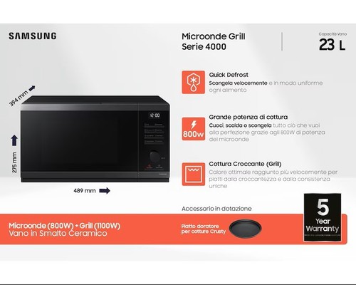 Nuovo microonde samsung - [nuovo], con