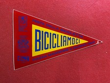 X98) BICICLIAMOCI FESTA BICICLETTA Bologna ADESIVO STICKER Vintage 1982 16x11 cm