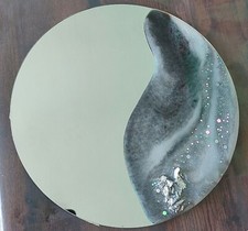 specchio design marmo  (resina