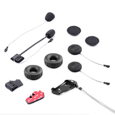 KIT AUDIO CUFFIE CASCO INTERFONO MIDLAND Bt Rush BTR1 Intercom
