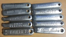Lotto 10 Vecchi Cavatappi apribottiglie Birra OROBIA ITALIA MORETTI MESSINA Etc.