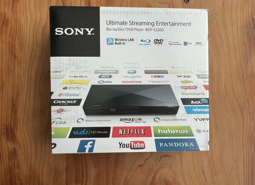 Sony blu ray - disc/dvd, player