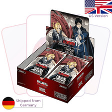 Union Arena Fullmetal Alchemist EU09BT Brotherhood Booster Box Espositore Inglese