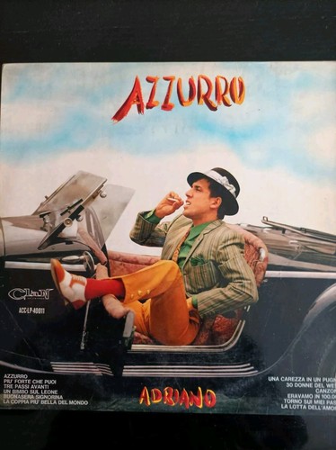 Adriano celentano azzurro - celentano, lp