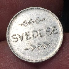 MONETA MEDAGLIA SVEDESE  GUSTAF VI