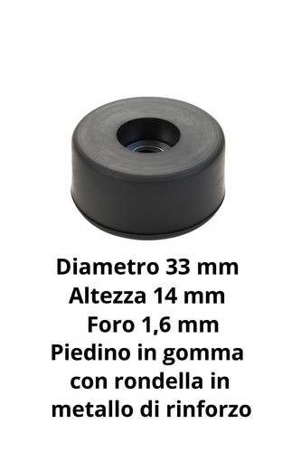 Pezzi piedini in gomma - pezzi,
