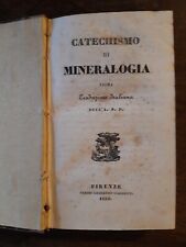 CATECHISMO DI MINERALOGIA FIRENZE CIARDETTI 1838