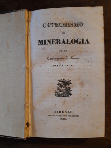 Catechismo mineralogia - catechismo, di
