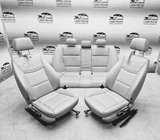 ⏺️ SET SEDILI IN PELLE GRIGIA BMW SERIE 3 E90 2009-2012 BERLINA 3H