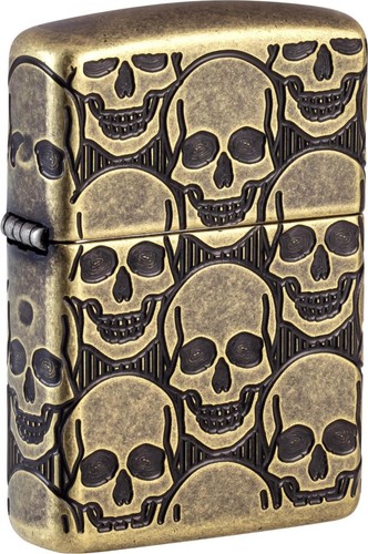 Accendino zippo skulls armor - skulls,