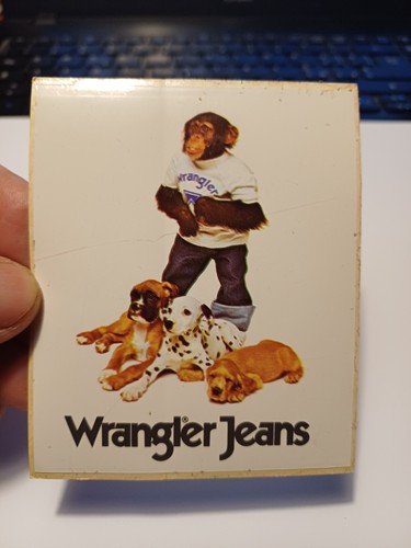 Adesivo vintage wrangler - adesivo,