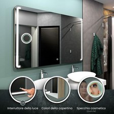 Specchio LED OSLO | Specchio