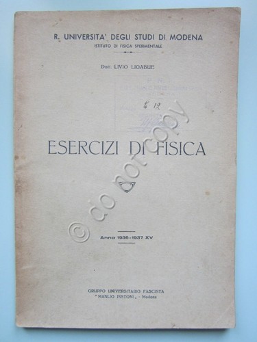 Esercizi fisica livio - fisica,