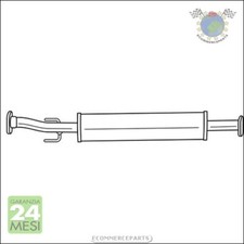Silenziatore Marmitta Centrale Sigam per DAEWOO MATIZ #6c