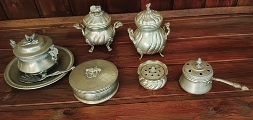 Oggetti vintage peltro - in, 6