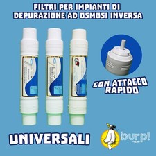 KIT 3 FILTRI DEPURATORE ACQUA