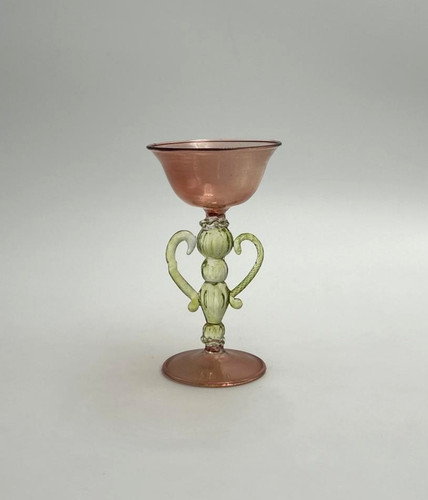 Calice murano vintage marrone - murano,
