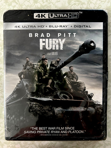 Fury ultra blu ray - fury, hd