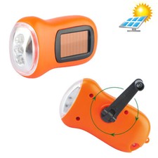Torcia LED manovella dinamo